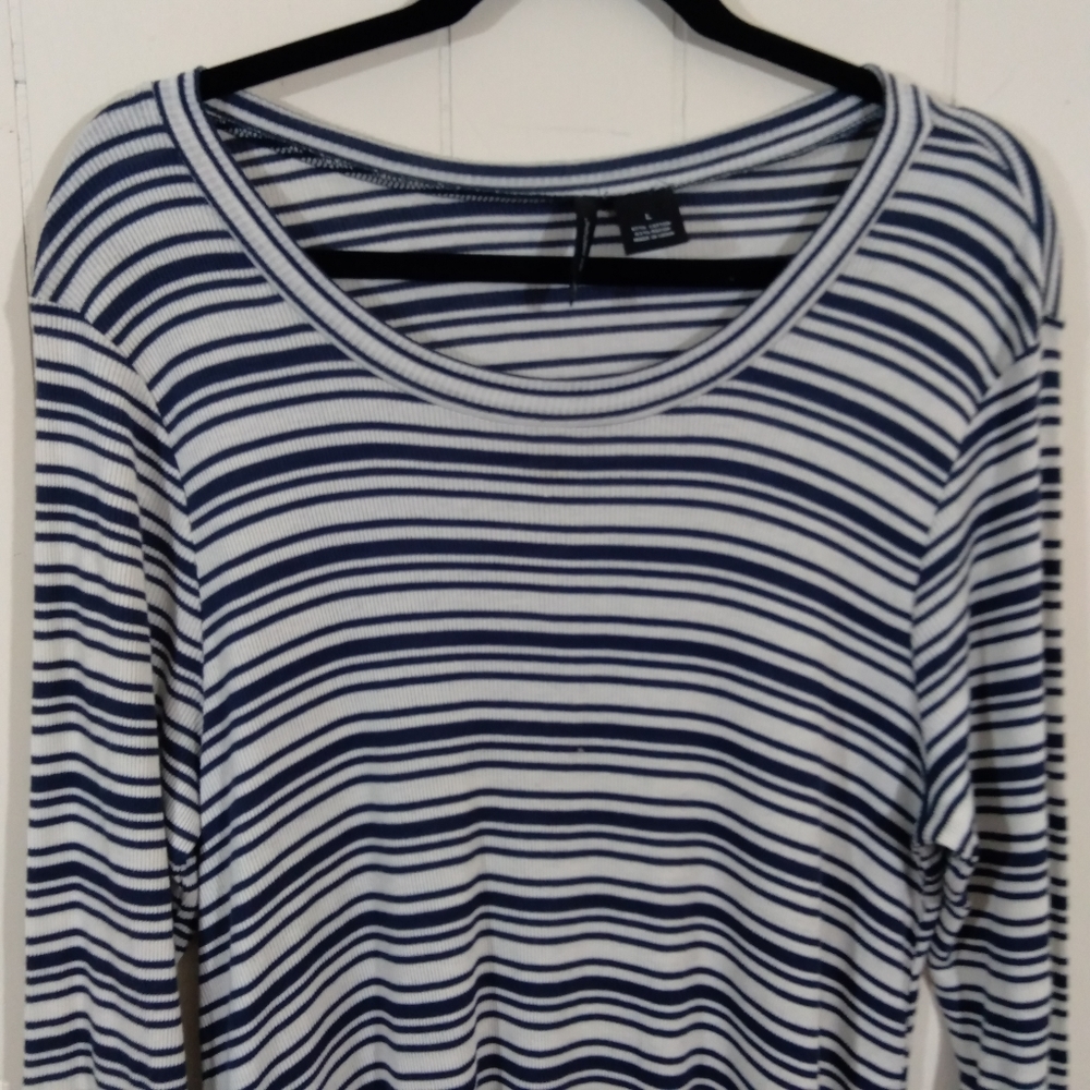 New Directions Ribbed Knit Swing Dress